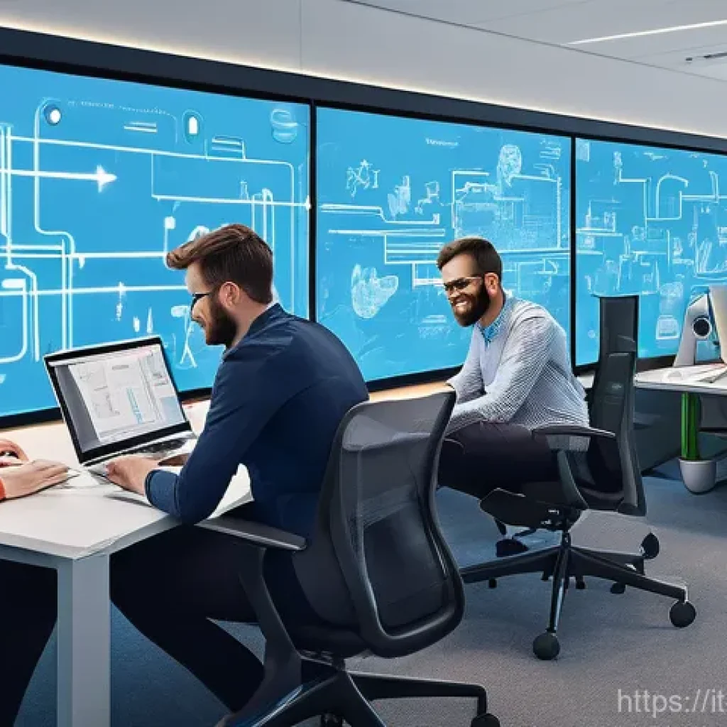 클라우드에서 지속적 통합과 배포 CI CD - **Prompt 1: The Agile Cloud-Native Development Team**
    A vibrant, dynamic illustration depicting ...