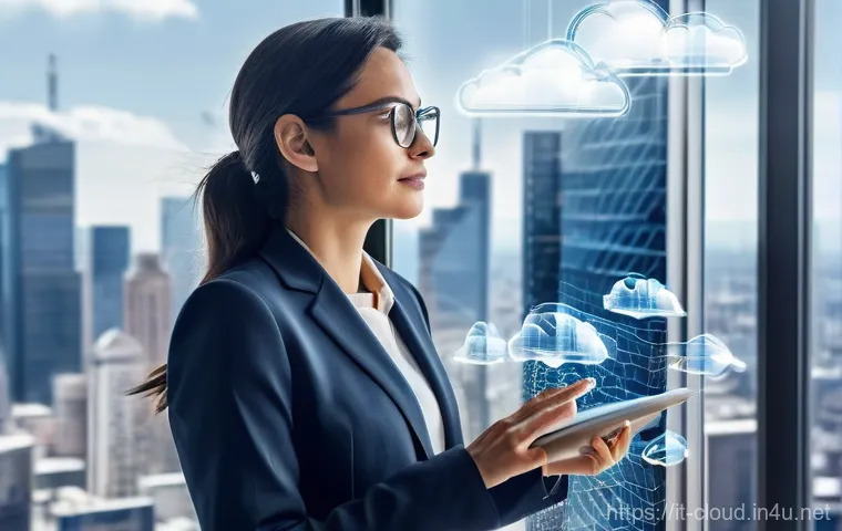 클라우드 데이터베이스 설계 및 최적화 - **Prompt 1: The Cloud Architect's Strategic Choice**
    "A confident female cloud architect in her ...