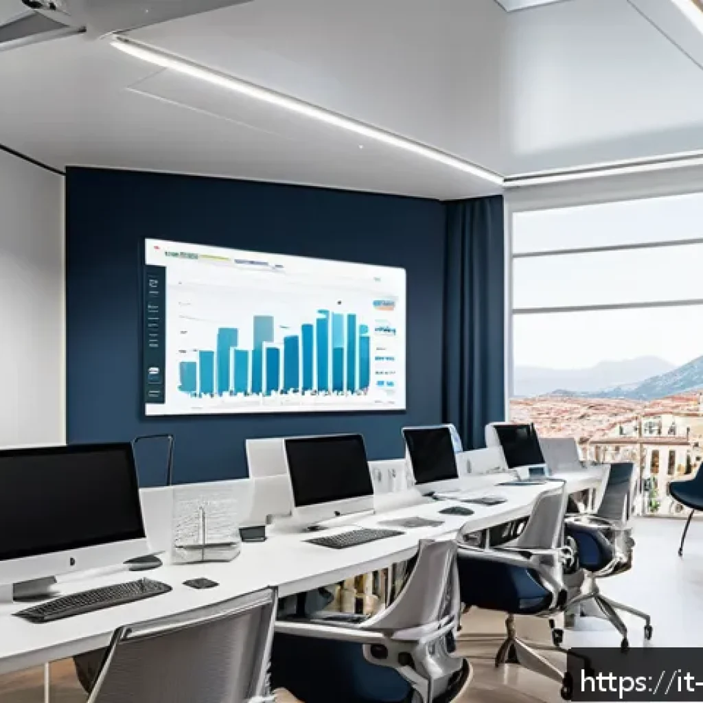 클라우드 비용 최적화 사례 분석 - A modern Italian corporate office environment showcasing a diverse team of professionals collaborati...