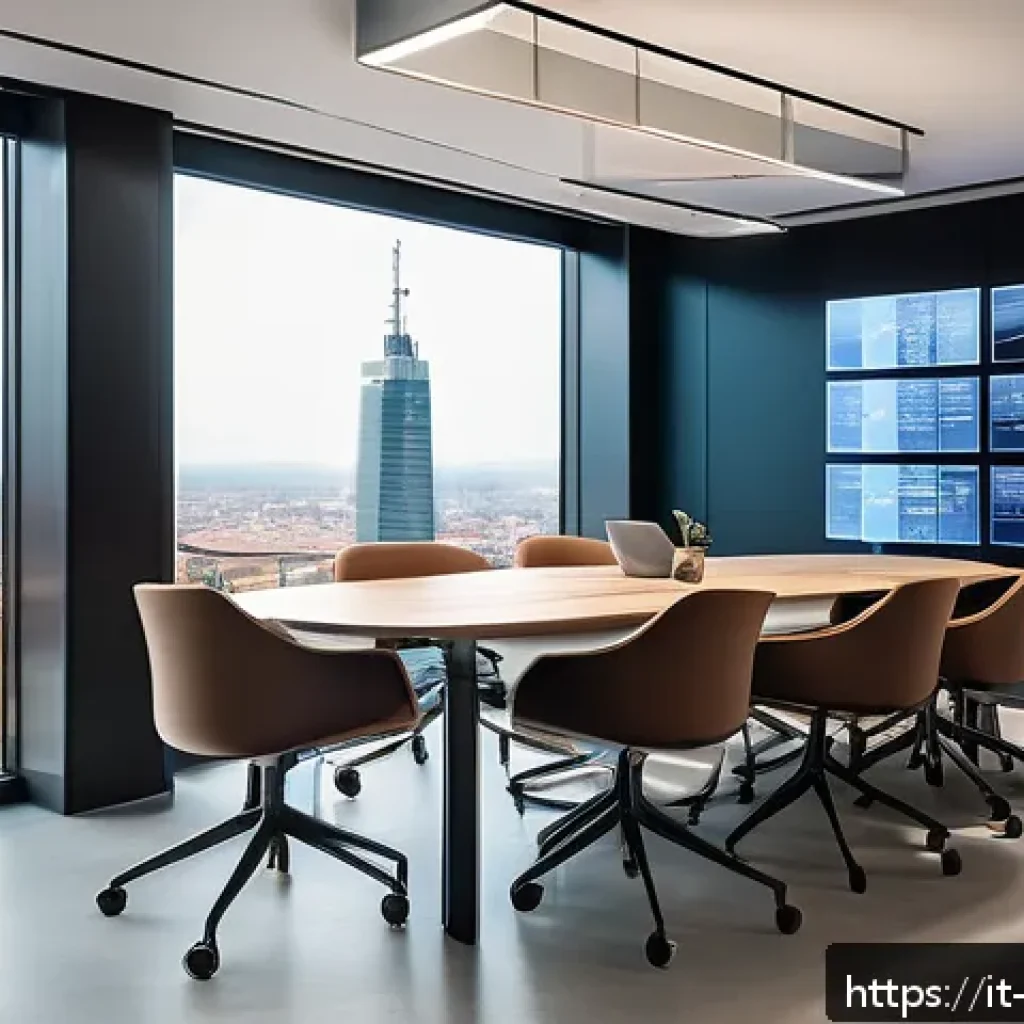 클라우드 컴퓨팅과 하이브리드 클라우드 비교 - A modern Italian business office environment showcasing a diverse team of professionals collaboratin...